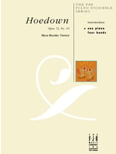 Hoedown Op. 73 No. 19 piano sheet music cover